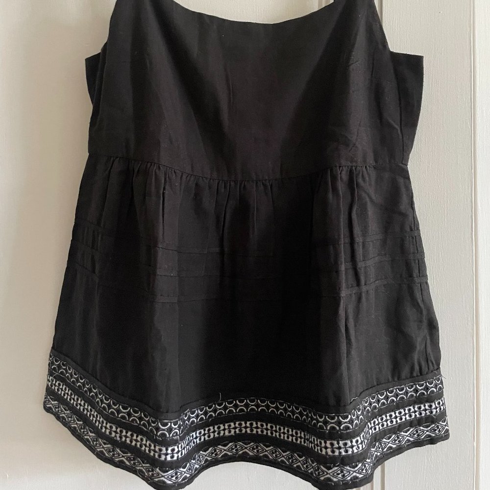 Black Tank Top - Anthropologie / Amit Aggarwal - Size S